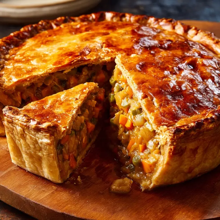 Vegetable Samosa Pie Recipe