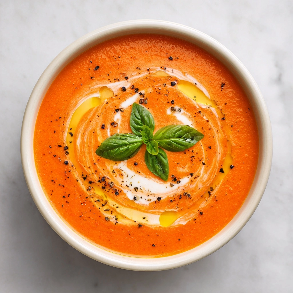 Tomato Basil Parmesan Soup Recipe - Recipe Image