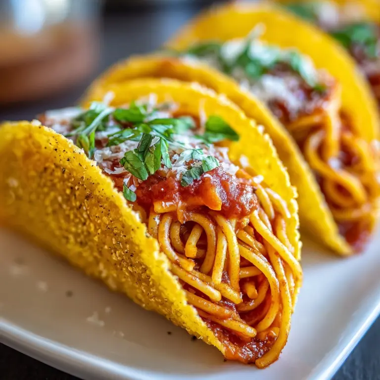 Spaghetti Tacos Recipe for a Fun and Tasty Meal Recipe