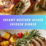 Chicken with Creamy Mustard Asiago Sauce Recipe