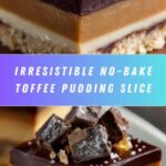 No-Bake Toffee Pudding Slice Recipe
