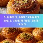 Pistachio Honey Baklava Rolls Recipe