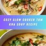 Slow Cooker Tom Kha Soup (Thai Coconut Chicken Soup) Recipe