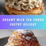 Choux Pastry with Milk Tea Cream Recipe