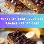 Dark Chocolate Greek Yogurt Banana Snack Bars Recipe