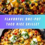 One-Pot Taco Rice Skillet Recipe