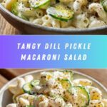 Classic Dill Pickle Macaroni Salad Recipe