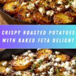 Roasted Potatoes with Baked Feta and Garlic Recipe