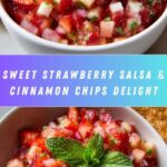 Dessert Strawberry Salsa with Cinnamon Chips Recipe