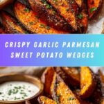 Garlic Parmesan Sweet Potato Wedges Recipe