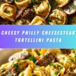 Philly Cheesesteak Tortellini Pasta Recipe