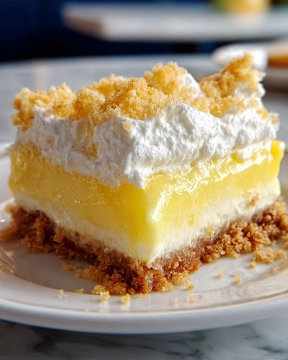 Lemon Cream Cheese Dump Cake Recipe - Recipe Image