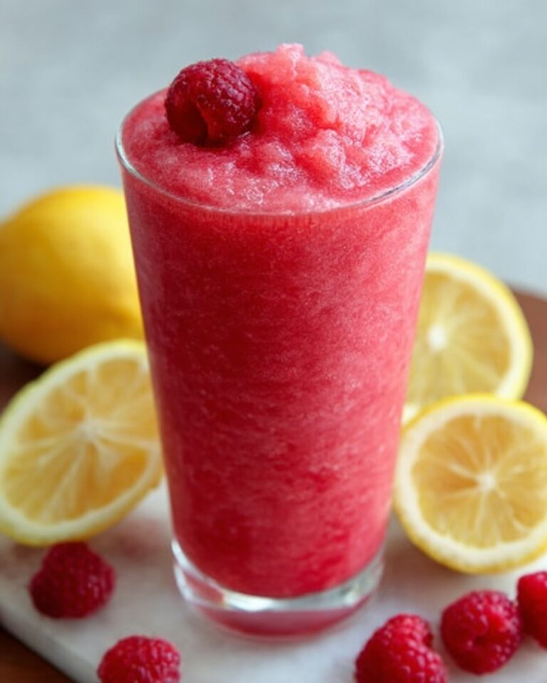 Refreshing Raspberry Lemonade Slushie Recipe