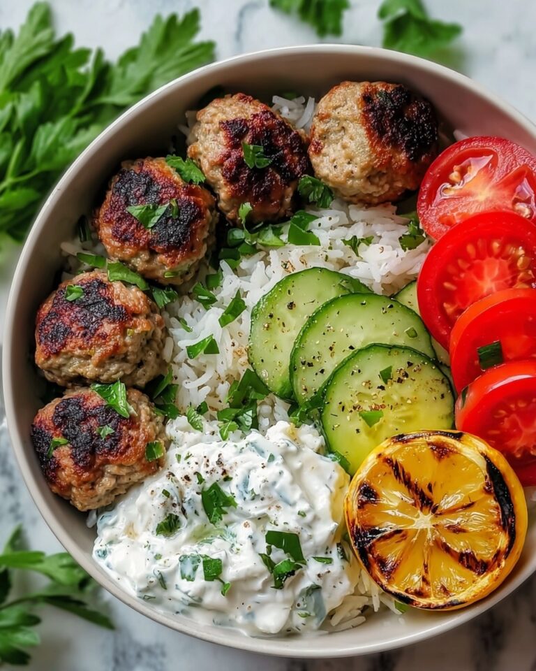 Greek Chicken Meatballs Recipe