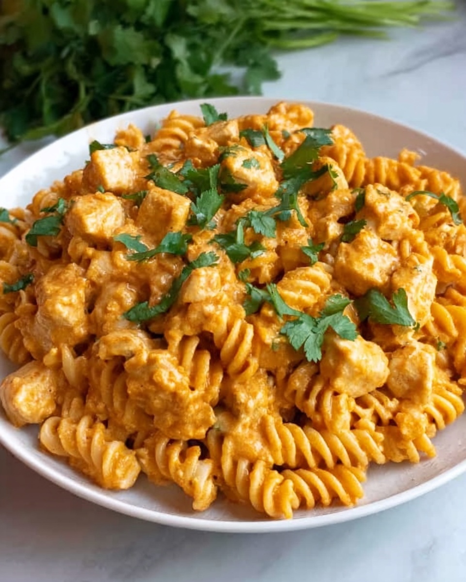 Butter Chicken Pasta Recipe - Recipe Image