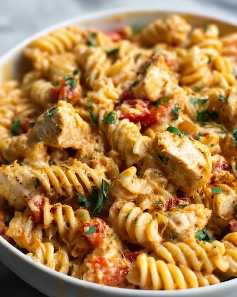 Cajun Cream Cheese Chicken Pasta Bake Recipe - Recipe Image