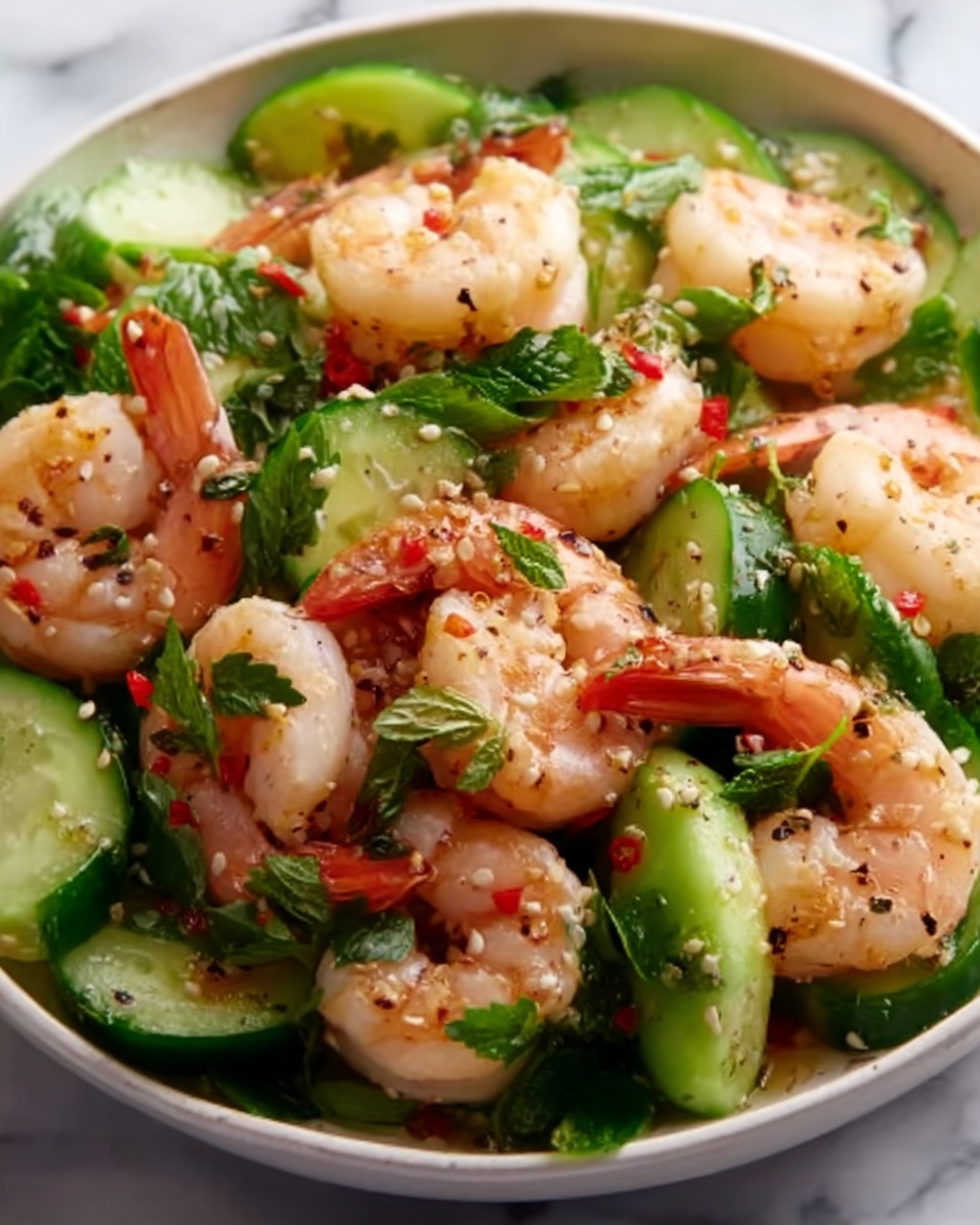 Shrimp and Cucumber Salad Recipe - Recipe Image