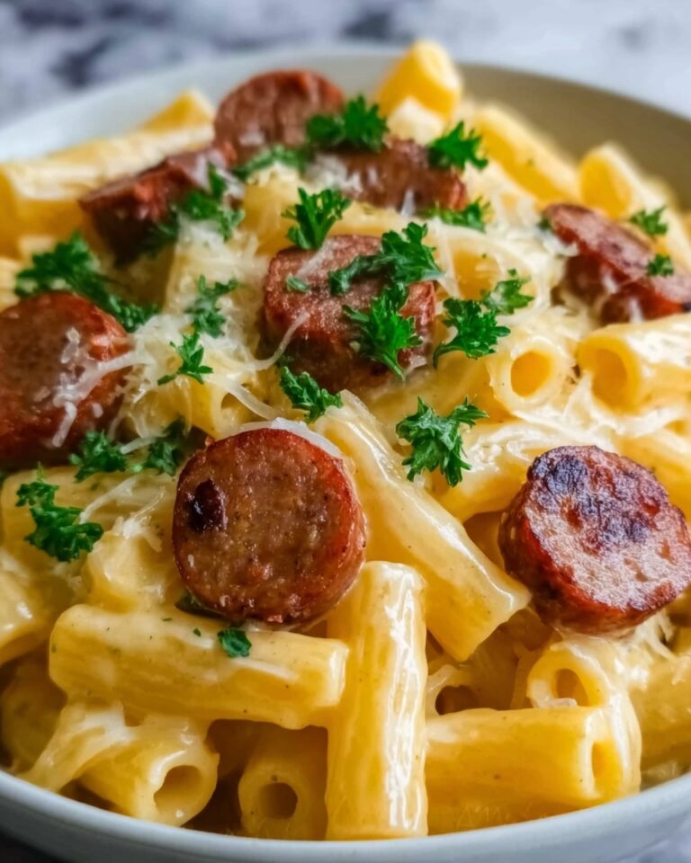 Cheesy Sausage Penne Bake Recipe