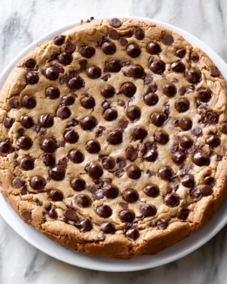 Deep Dish Chickpea Chocolate Chip Cookie Pie Recipe