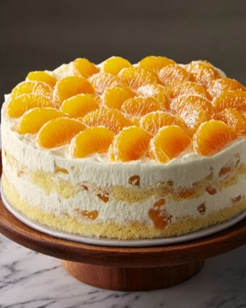 Mandarin Orange Pineapple Cake Recipe - Recipe Image