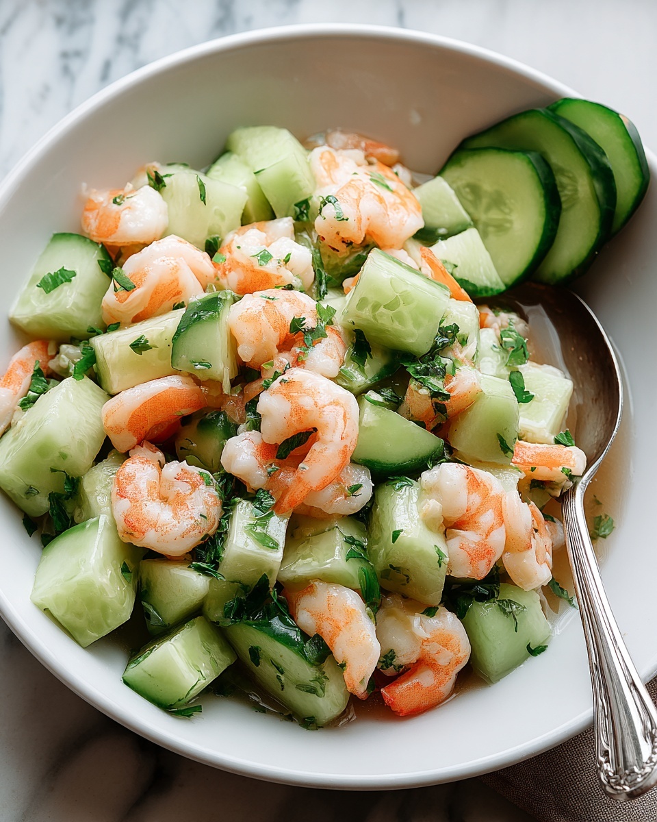 Cucumber Shrimp Salad Recipe - Recipe Image