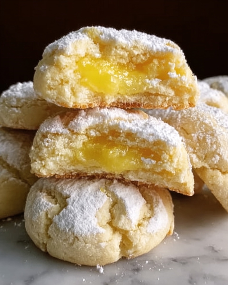 Stuffed Lemon Cookies Recipe - Recipe Image