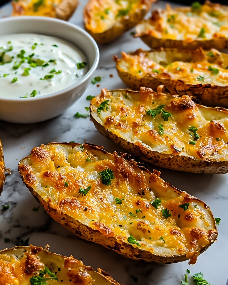 Baked Potato Skins Recipe - Recipe Image