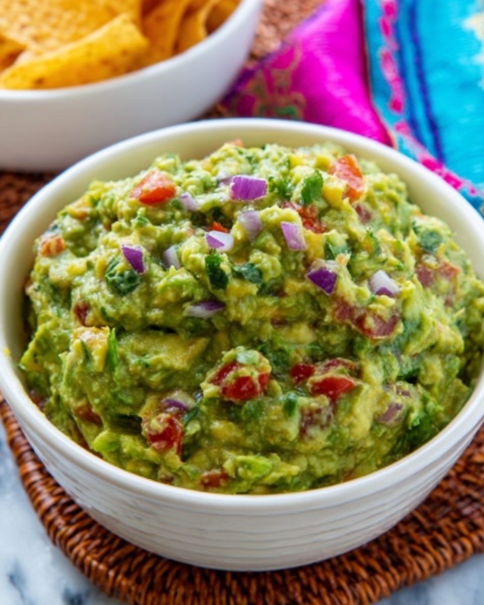 Fresh Homemade Guacamole Recipe - Recipe Image