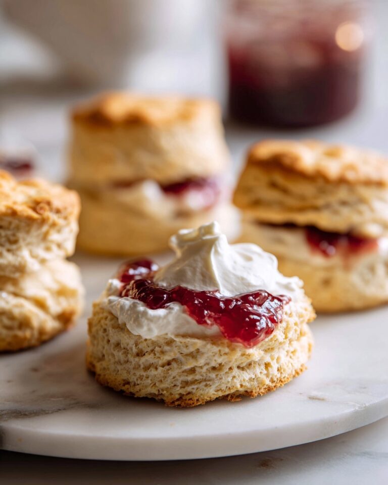 Rhubarb & Custard Scones Recipe