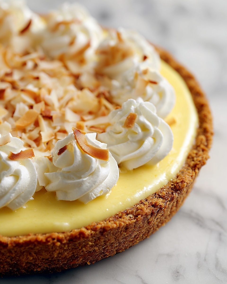 Lemon Sugar Coconut Cream Pie Recipe - Recipe Image