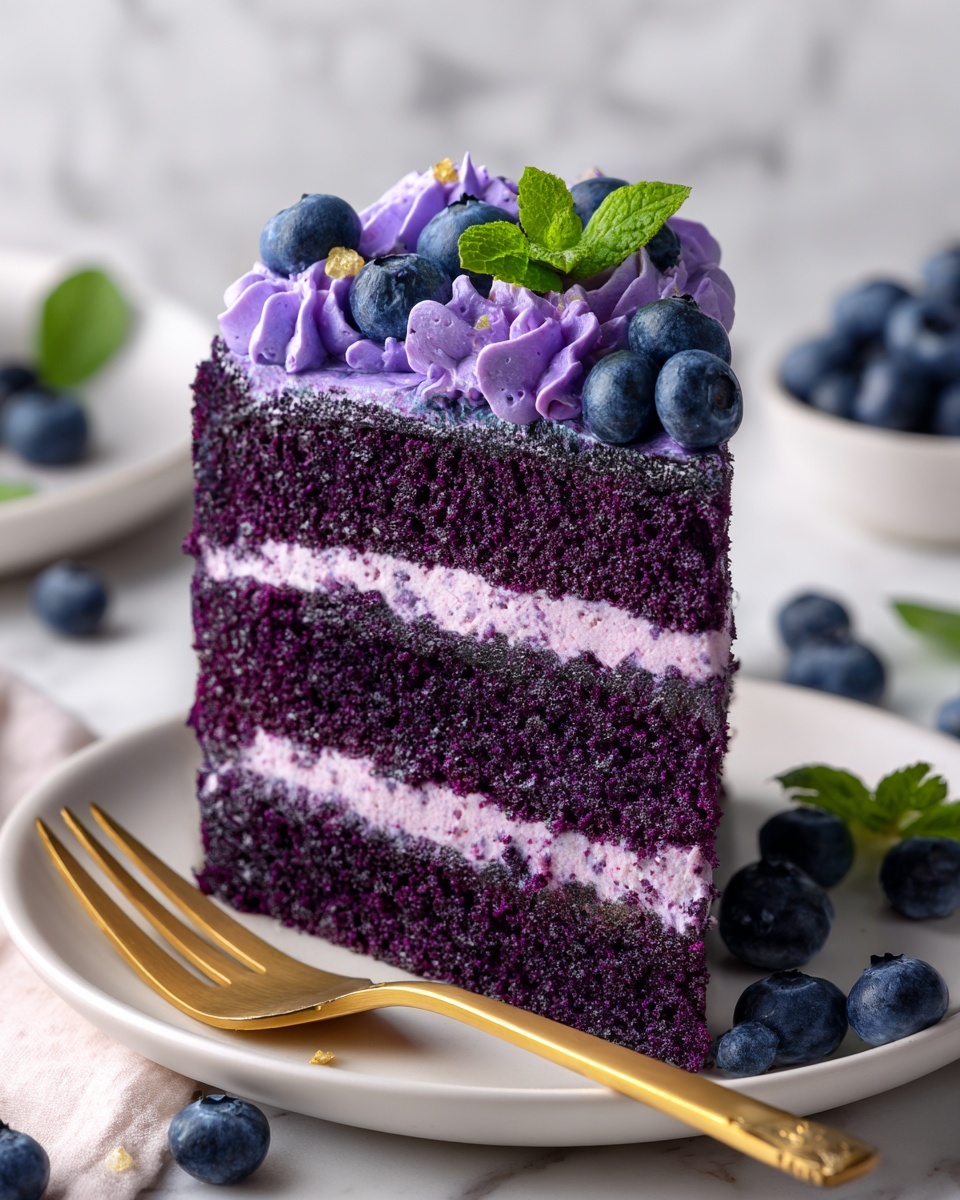 Purple Velvet Cake Recipe - Recipe Image