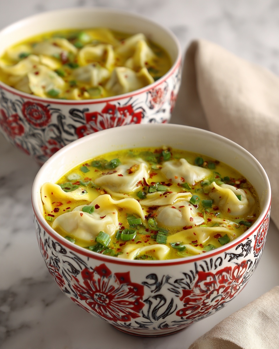 Wonton Egg Drop Soup Recipe - Recipe Image