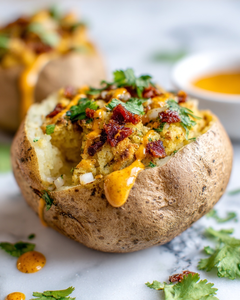 Loaded Baked Potato with Steak Bites Recipe - Recipe Image