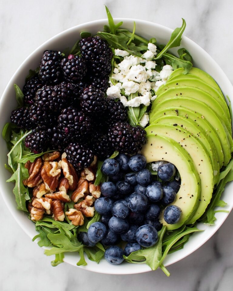 Blackberry Avocado Arugula Salad Recipe