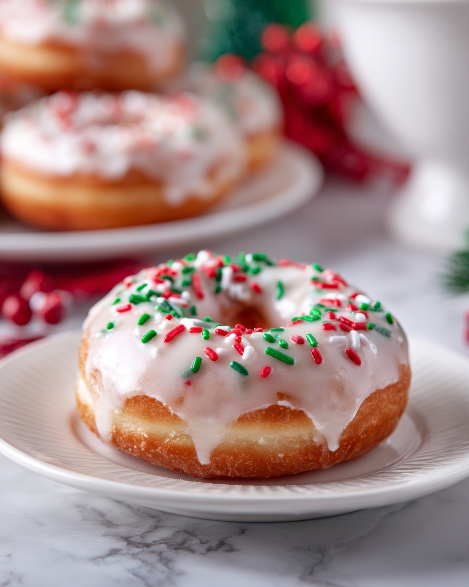 Christmas Doughnuts Recipe - Recipe Image