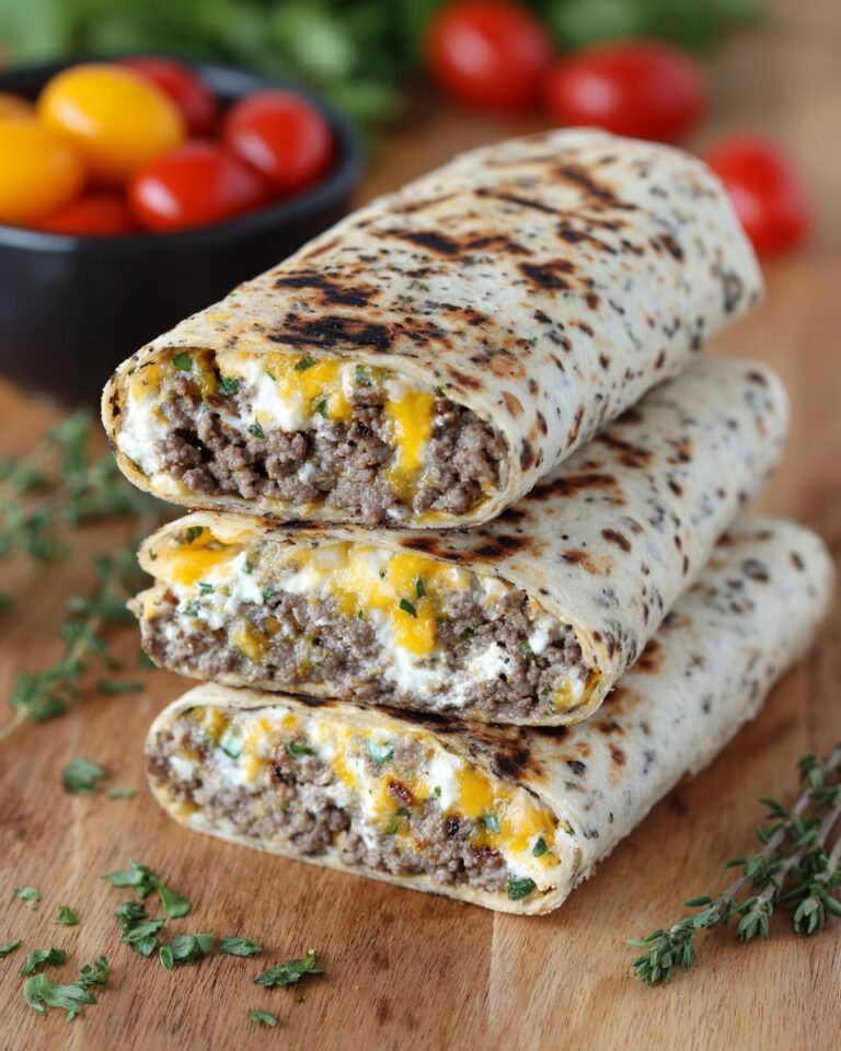 Nacho Cheese Beef Wrap Recipe