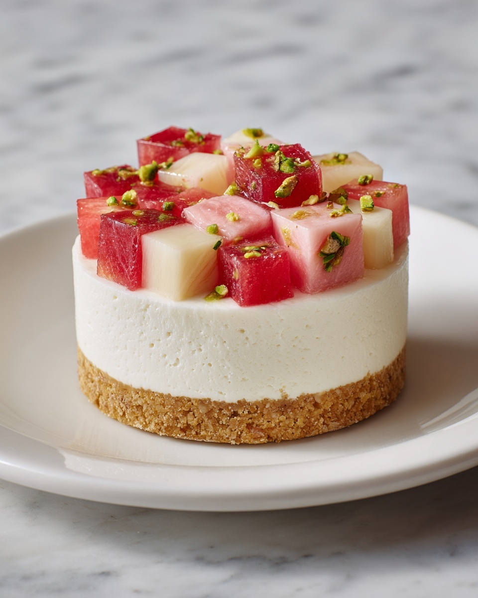 No-Bake Rhubarb Dessert Recipe - Recipe Image