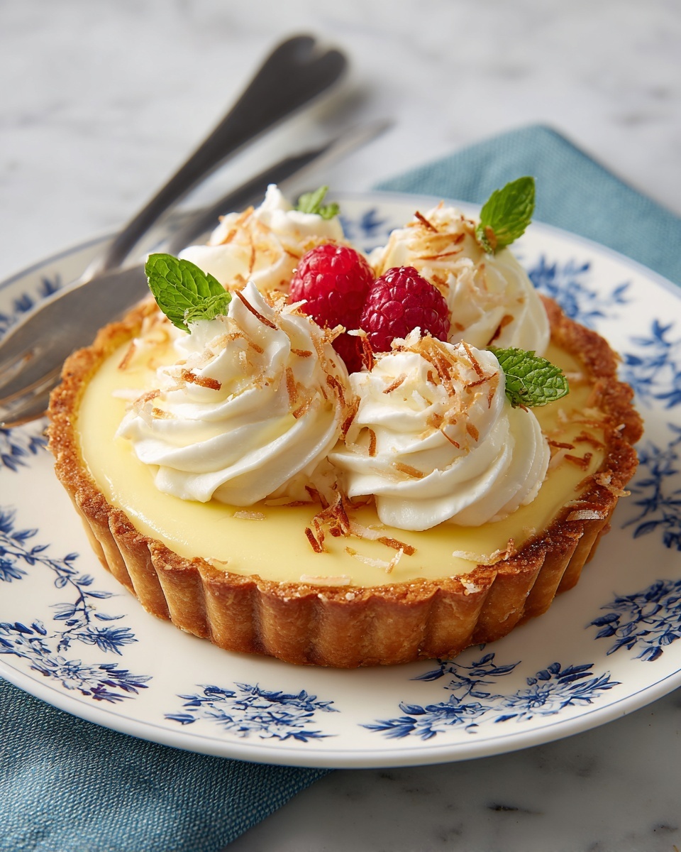 Lemon Sugar Coconut Cream Pie Recipe - Recipe Image