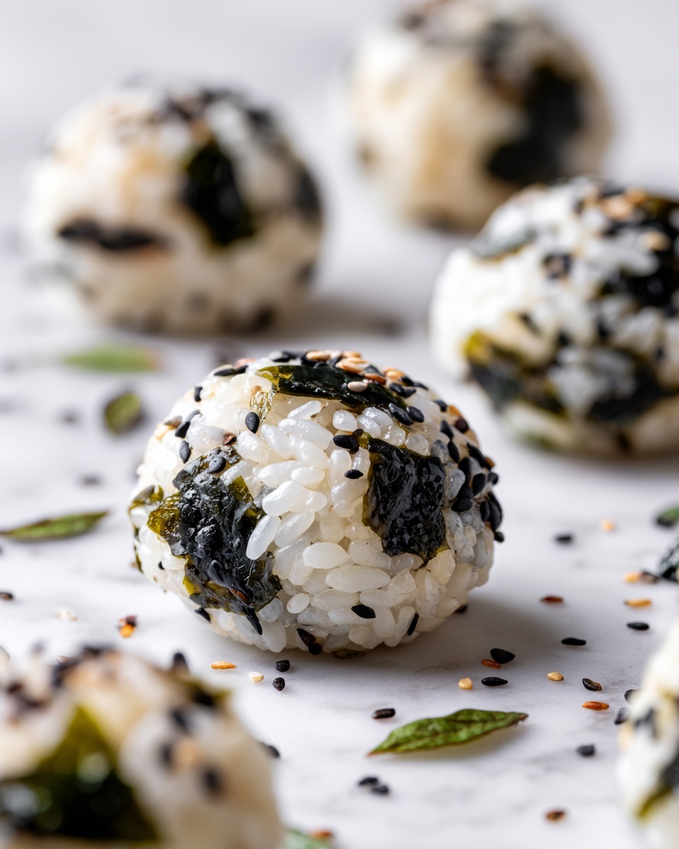Nettle & Wild Onion Rice Balls Recipe - Recipe Image