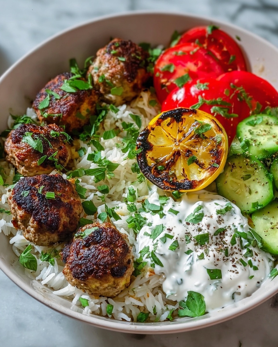 Greek Chicken Meatballs Recipe - Recipe Image