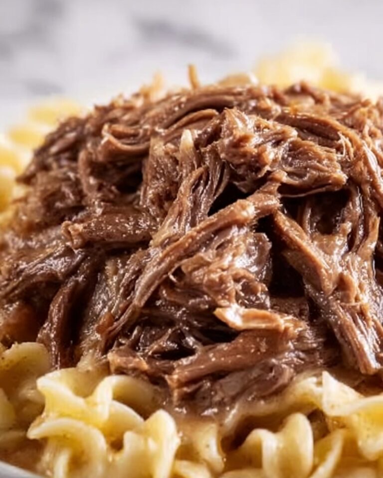 Crock Pot Mississippi Beef Noodles Recipe