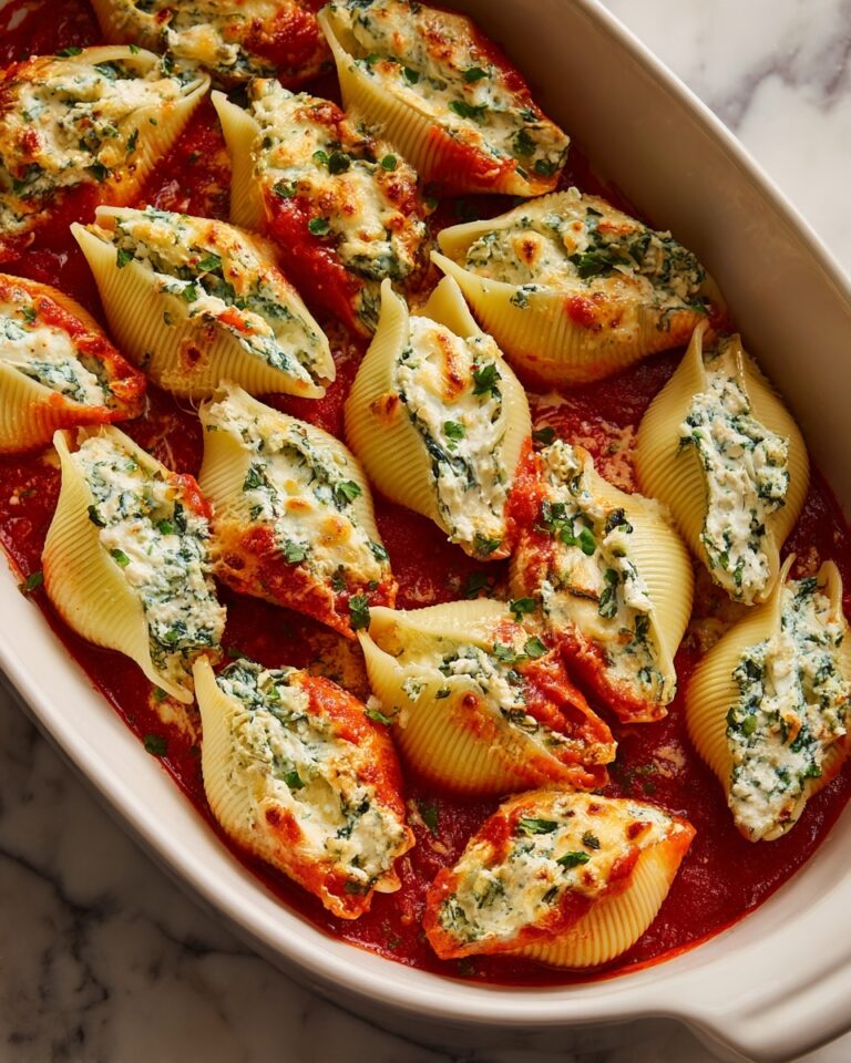 Decadent Spinach-Stuffed Shells Recipe