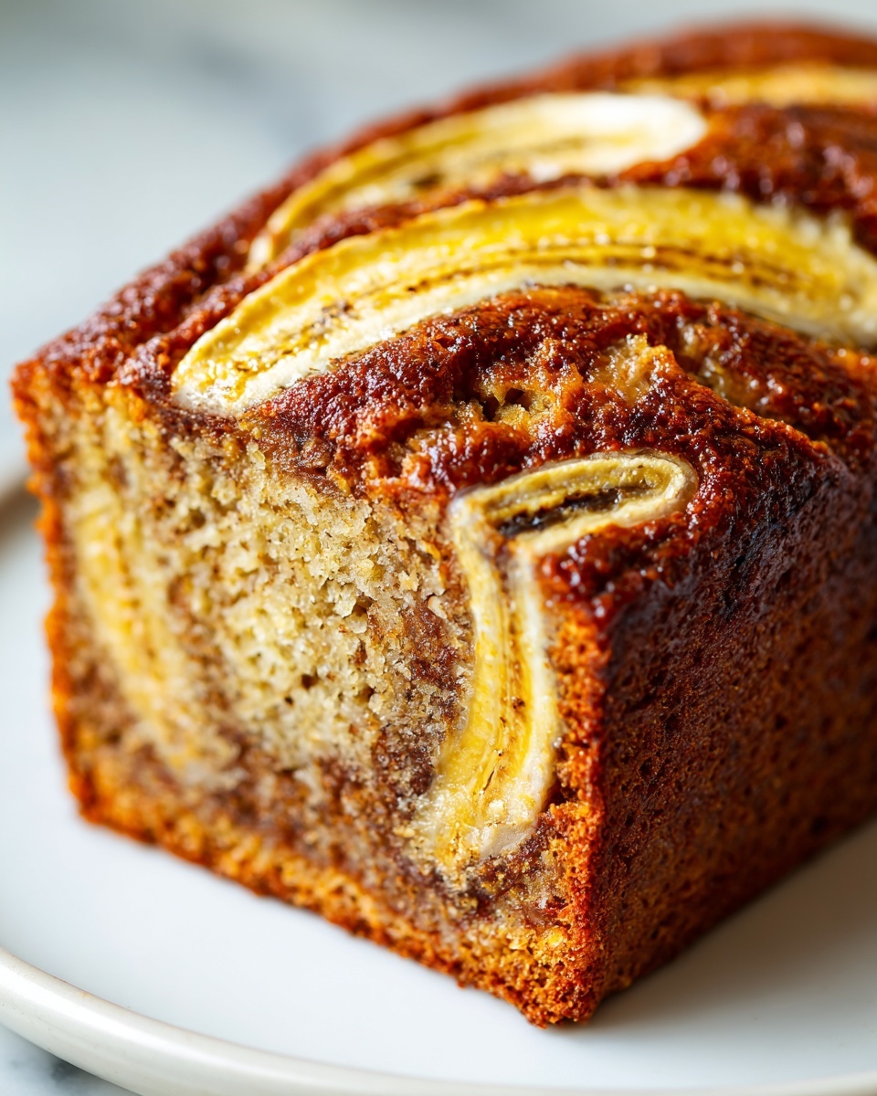Flourless Cinnamon Swirl Banana Bread Recipe - Recipe Image