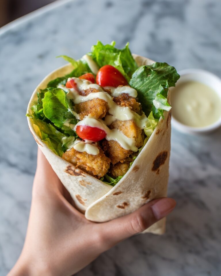 Crispy Chicken Twister Wrap Recipe