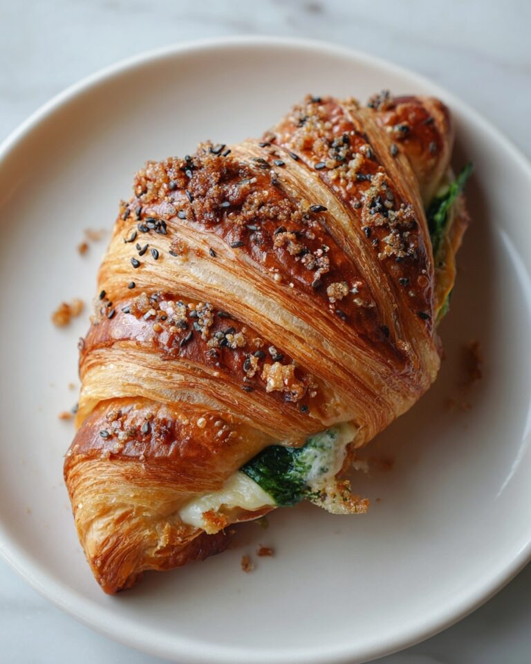 Savory Spinach and Cheese Stuffed Crescent Rolls Recipe