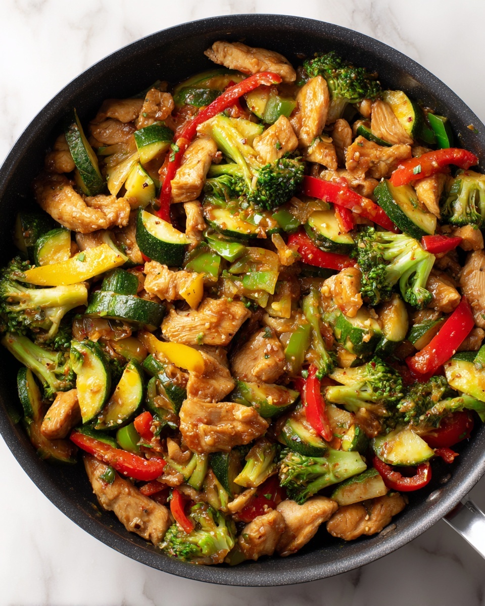 Chicken and Vegetables Skillet Recipe - Recipe Image