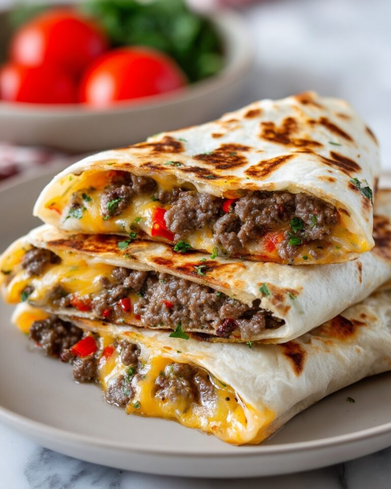 Nacho Cheese Beef Wraps Recipe