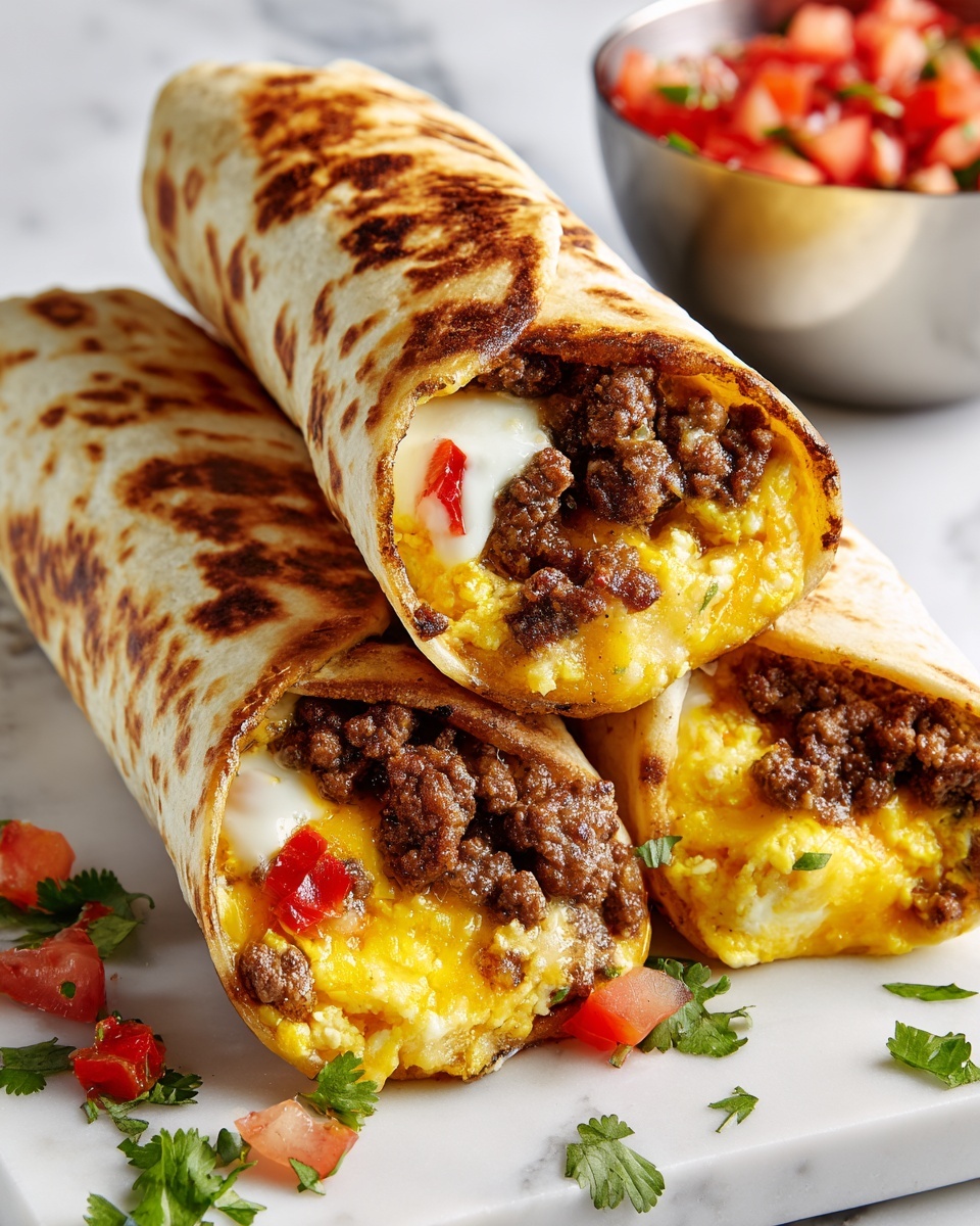Nacho Cheese Beef Wraps Recipe - Recipe Image