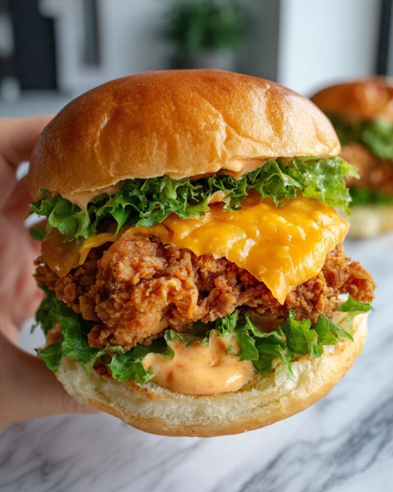 Spicy Crispy Chicken Burger Recipe