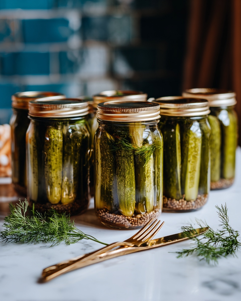 The Ultimate Dill Pickle Recipe for Bold, Crunchy Flavor Recipe - Recipe Image